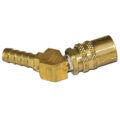 Coupler, 1/4" Passage, 45 Degree, 5/16" Straight Barb, 225 Series. - Image 2