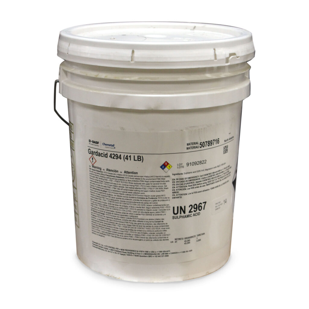 Acid, Gardacid 4294, for Lime Buster, 41 lb