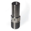 Nozzle Body, RT Style, FT, 6-1/4″ Long (7″ with Tip), 1-1/2″-12 Thd, 0.59″ RO