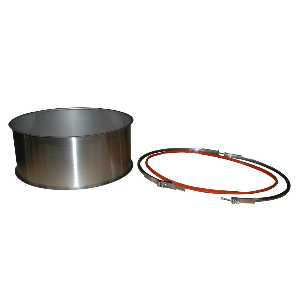 Hopper Extension Kit, 10" High for 24" Diameter Hoppers