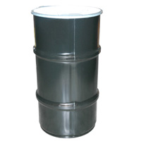 Drum, 16 Gallon, 20 Gauge, Painted Steel, with 2" & 3/4" Bulkhead Fitting