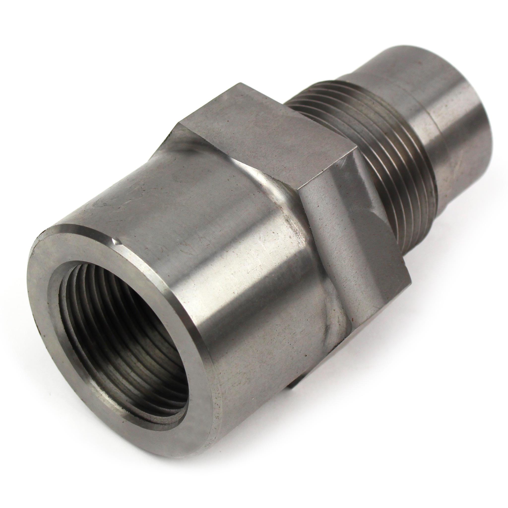 Nozzle Tip Adapter, 2.07" OAL, M35x2.0 Male Thread, 1" Thd. Length, 1" Rear Opening, Battenfeld - Image 1