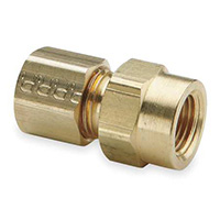 Compression FittingFemaleConnectorBrass 3/8