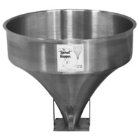 Spiral Hopper, 24" Diameter Stainless Steel