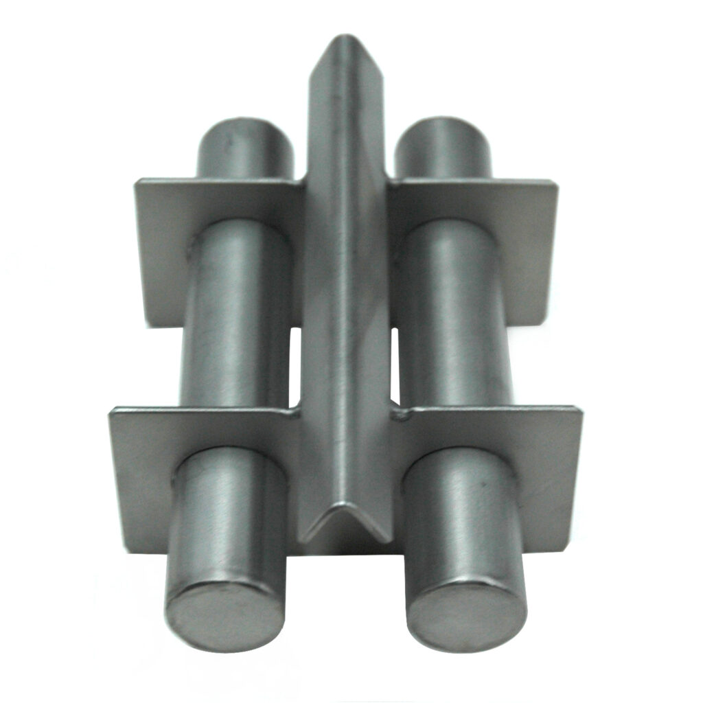 Hopper Magnet, Heavy Duty 4" x 6" 304 Stainless Steel
