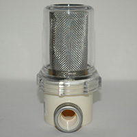 Line Strainer, Nylon, 1/2" NPT. Used in IMS Micro Max Chillers.