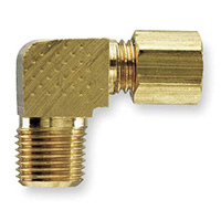 Fitting, 1/2 x 1/2 Male 90 Deg Compression