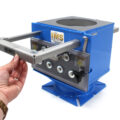 Drawer Magnet, 8″ x 8″, with Undrilled Blank Steel Top Flange and Universal Slotted Bottom Flange