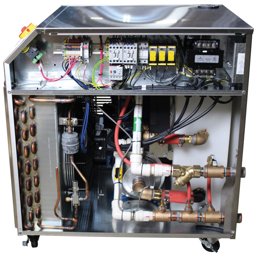 Chiller, J Series, 4300 Btu/hr, 115/60/1 Volt, Complete with Casters.