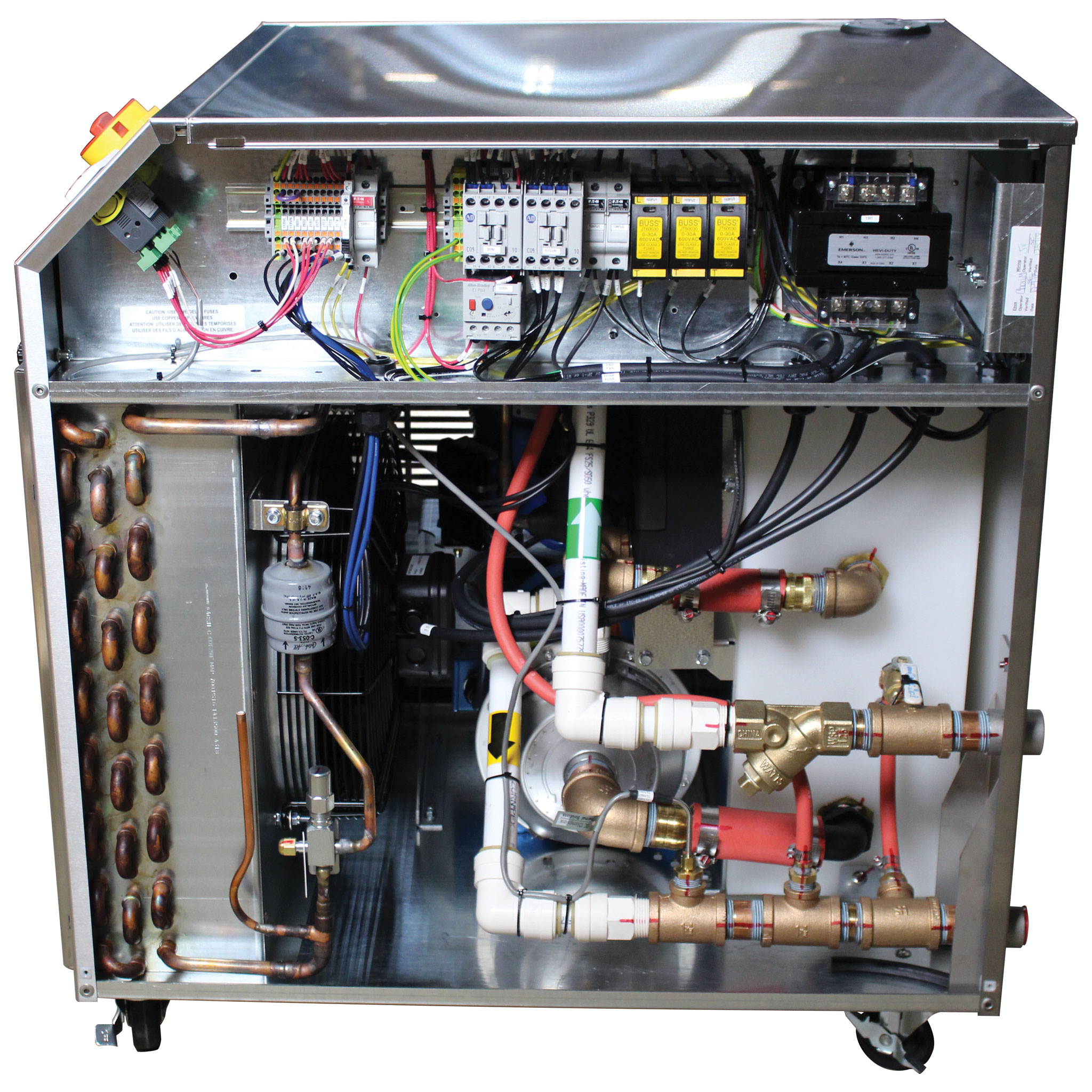 Chiller, J Series, 12000 Btu/hr, 460/60/3 Volt, Complete with Casters. - Image 3