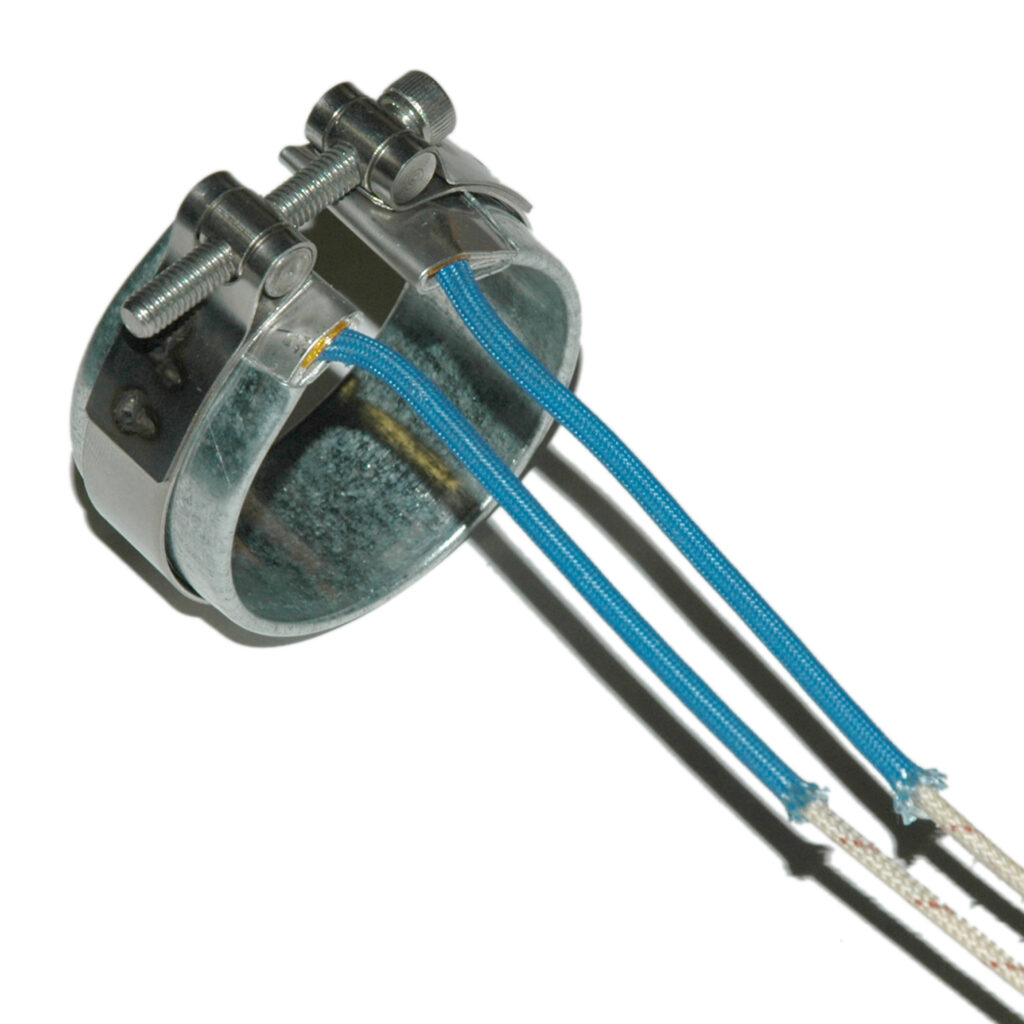 Heater Band, 1-3/4" Inside Diameter x 1" Wide, Mica, 240 Volt, 175 Watt, 12" Flex Leads