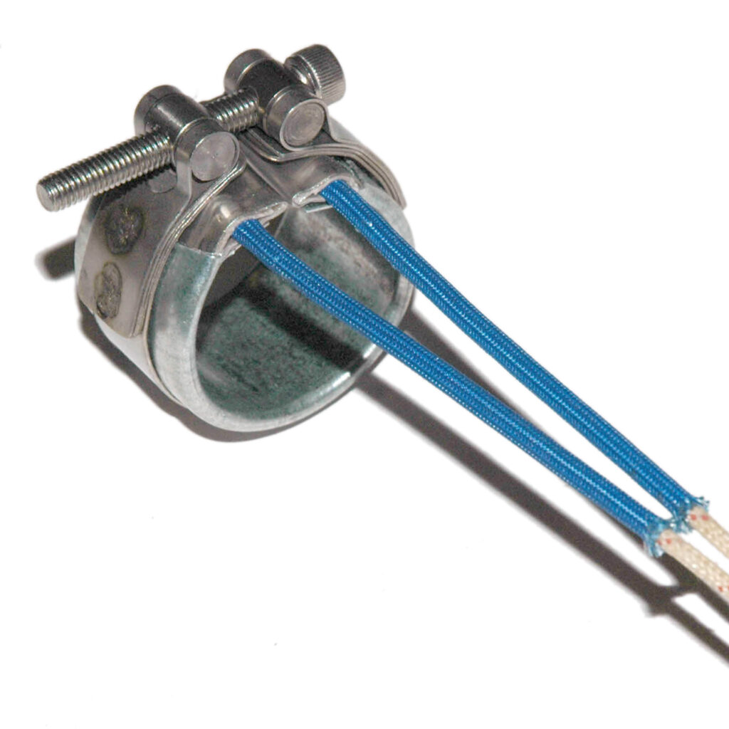 Heater Band, 1-1/4" Inside Diameter x 1" Wide, Mica, 240 Volt, 125 Watt, 12" Flex Leads