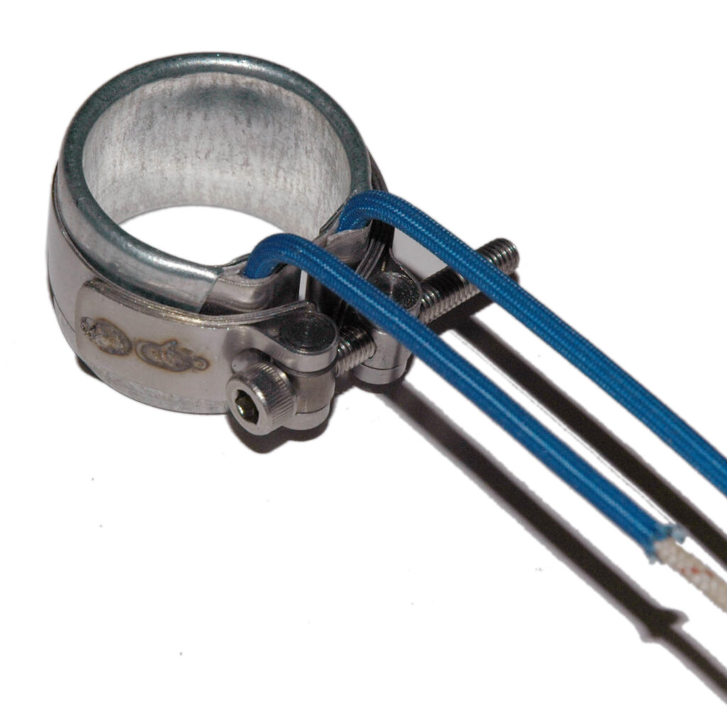 Heater Band, 1-1/4" Inside Diameter x 1" Wide, Mica, 240 Volt, 125 Watt, 12" Flex Leads
