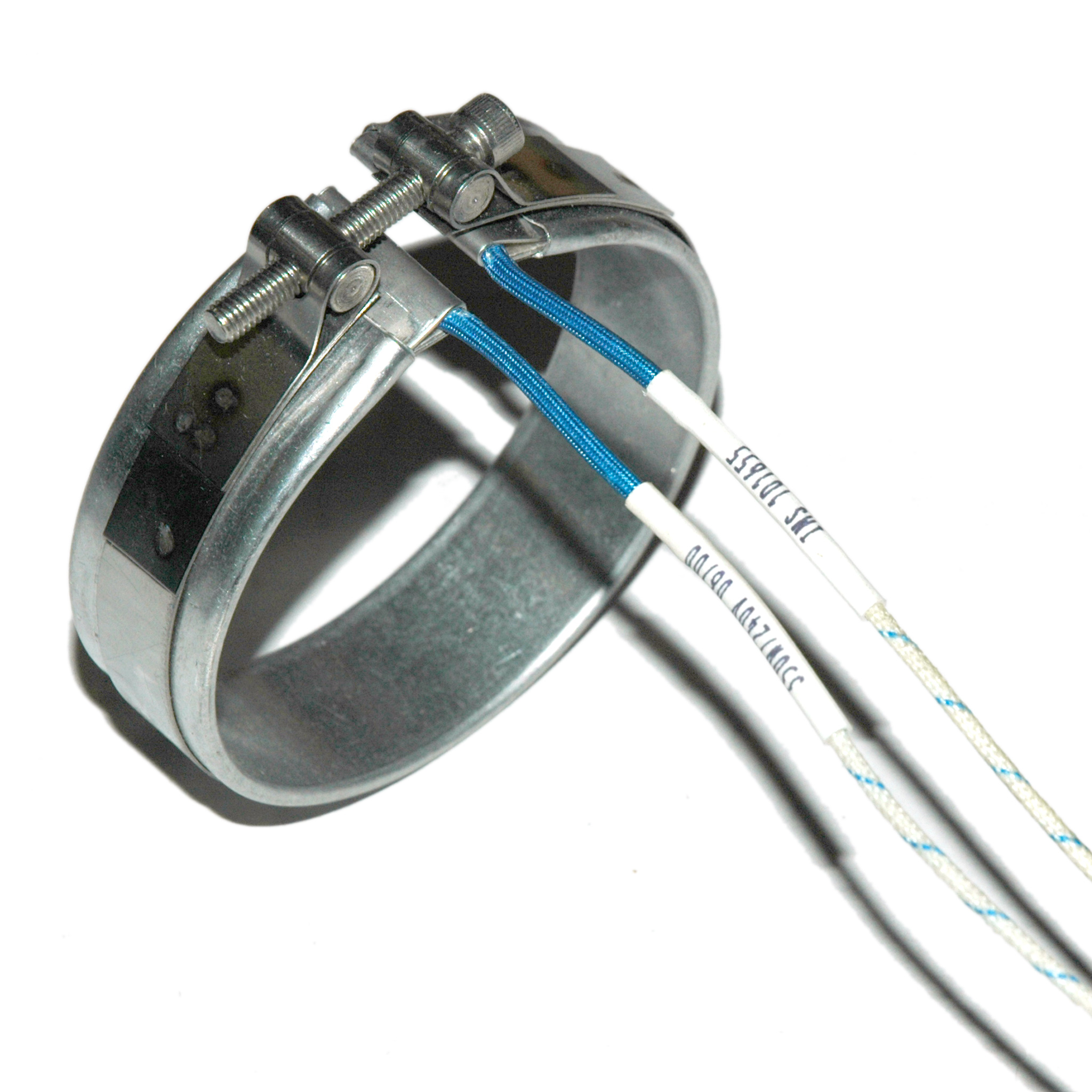 Heater Band, 3-1/8" Inside Diameter x 1" Wide, Mica, 240 Volt, 350 Watt, 12" Flex Leads - Image 1