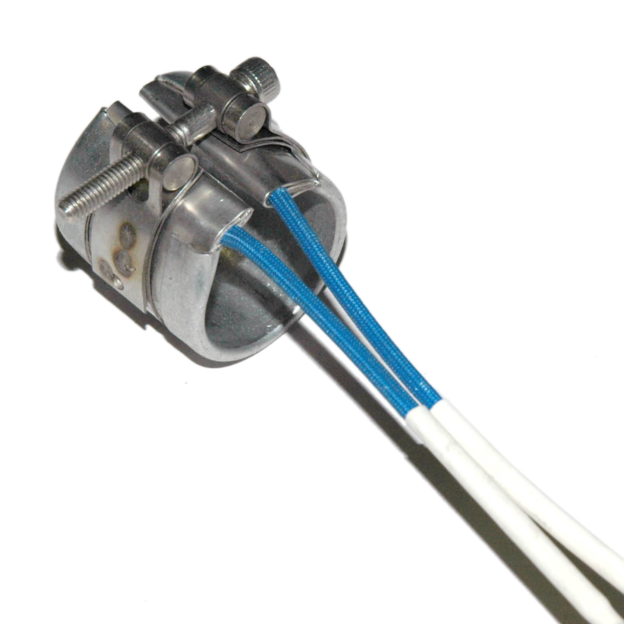 Heater Band, 1-3/16" Inside Diameter x 1-3/8" Wide, 240 Volt, 150 Watt, 12" Flex Leads - Image 1