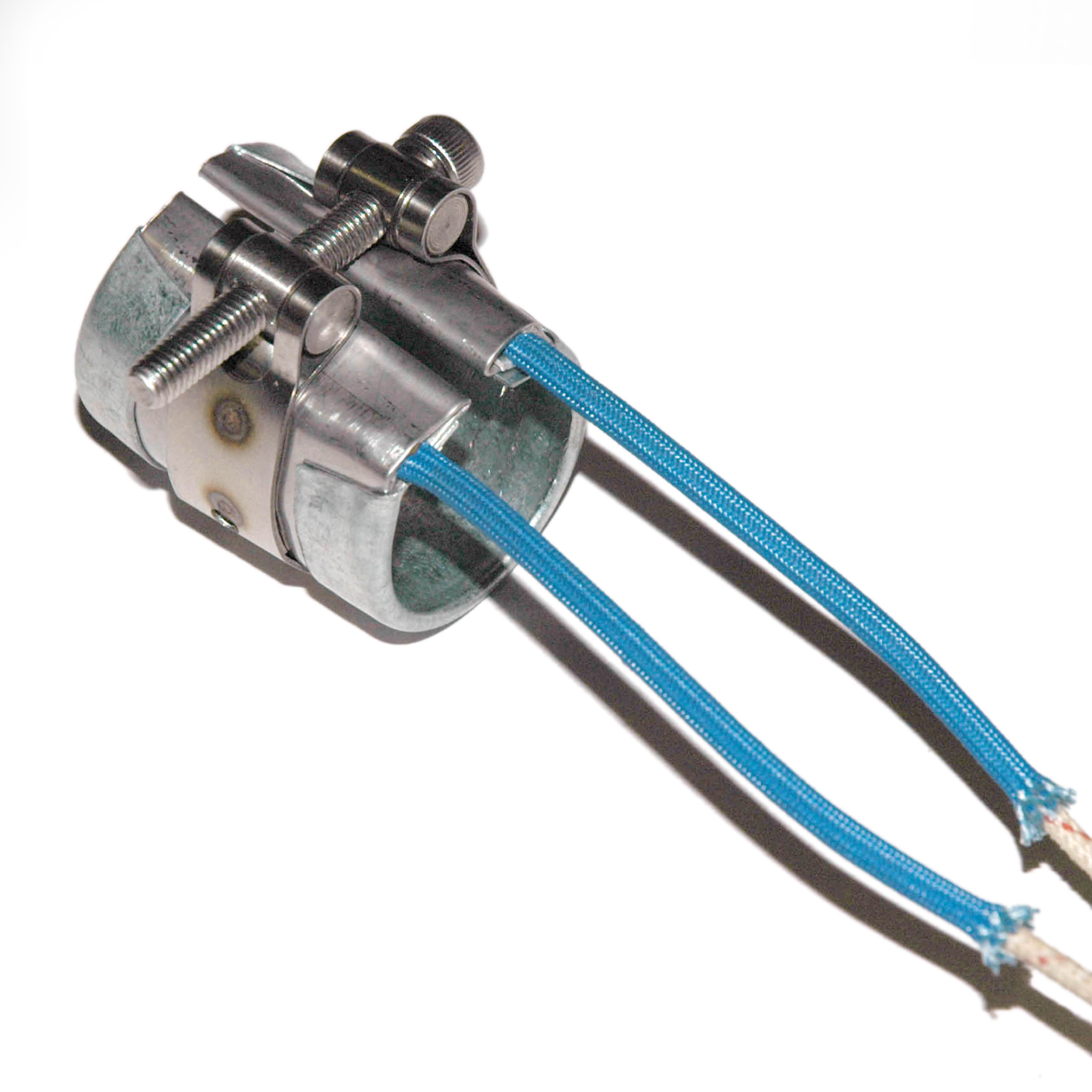 Heater Band, 1" Inside Diameter x 1-1/2" Wide, Mica, 240 Volt, 150 Watt, 12" Flex Leads - Image 1