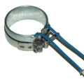Heater Band, 2″ Inside Diameter x 1″ Wide, Mica, 240 Volt, 200 Watt, 12″ Flex Leads