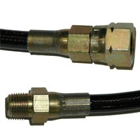 Spray Gun Hose, 12 ft, With Fittings