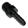 Hose Barb Fitting, Plastic, 1/4″ Barb X 1/4″ Male NPT