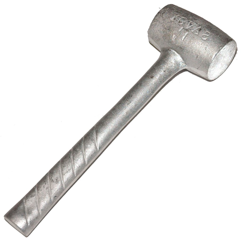 Mold Hammer 1-1/2 lb. Aluminum, 11-1/2" long