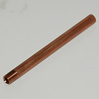 Extension Pipe, 3" Long Copper for Safety Air Guns.