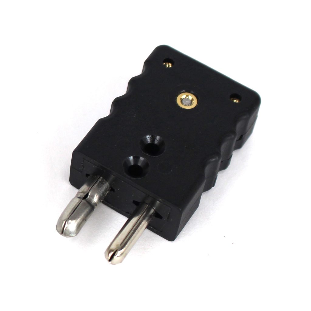 Polarized Thermocouple Male Plug, Type J