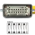 Thermocouple Cable for 8-Zone Mold Temperature Control System, 10′ Length