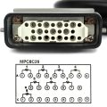 Mold Power Cable for 8-Zone Mold Temperature Control System, 20′ Length