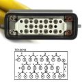 Thermocouple Cable for 12-Zone Mold Temperature Control System, 10′ Length