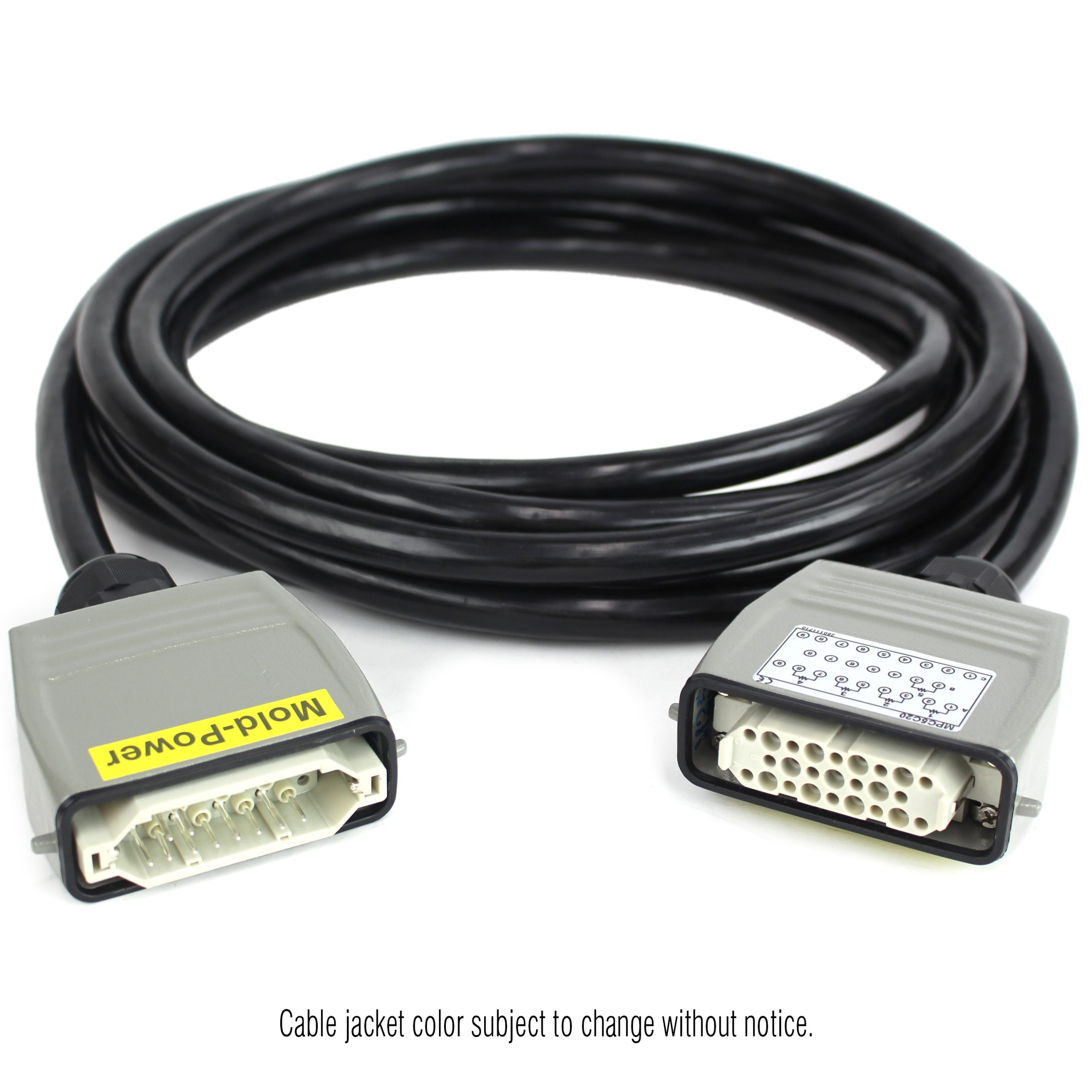 Mold Power Cable for 5-Zone Mold Temperature Control System, 20' Length - Image 1