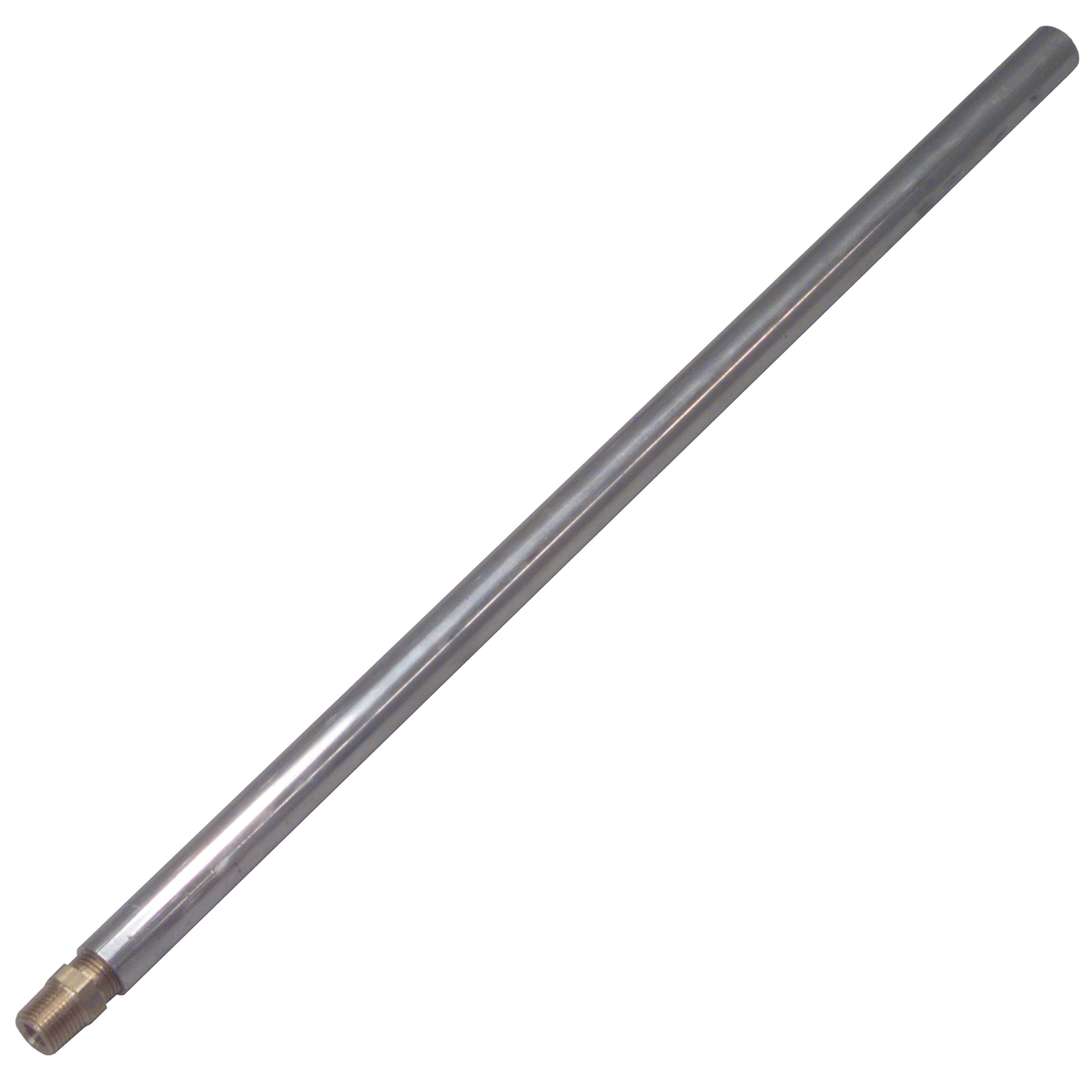 Air/Blow Gun Extension Rod, 12" OAL, 1/8" Female NPT at Both Ends, Aluminum - Image 1