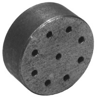 Plug, Maximum Color Dispersion 5/8" Diameter, (1) 1/8" Hole in Middle, (8) 3/32" Holes