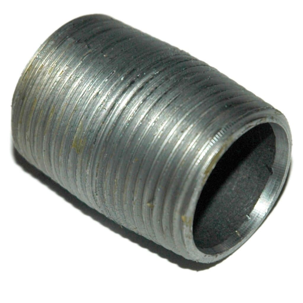 Pipe Nipple, 3/4" NPT, Close, Black Steel