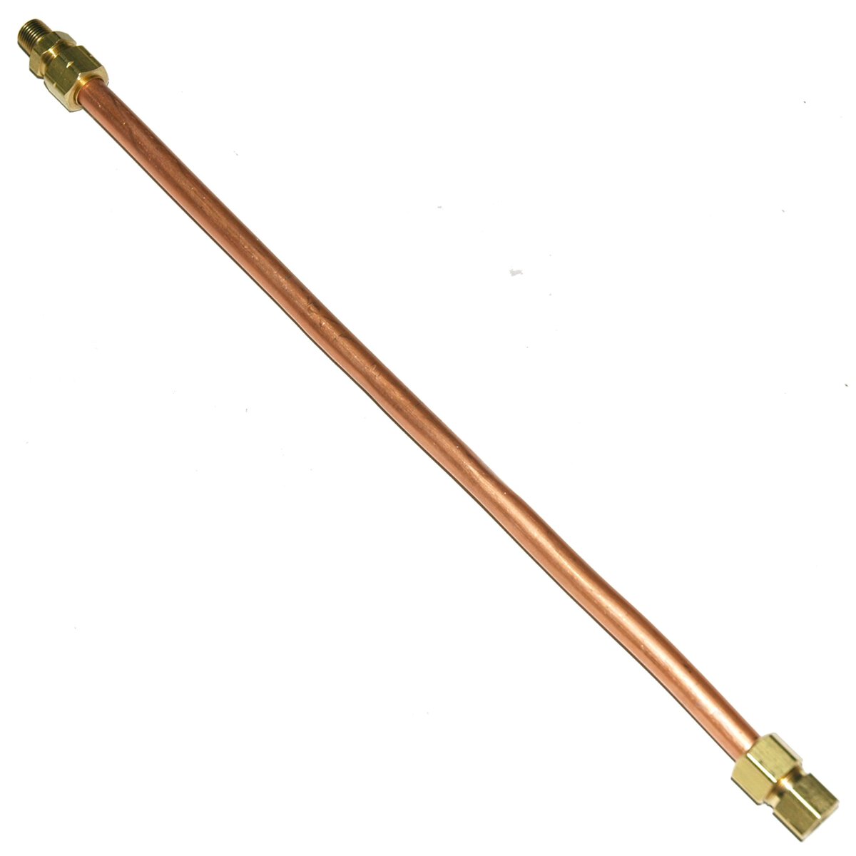 Bendable Copper Tube, 13" OAL with 1/8" Female NPT End And 1/8" NPT End. - Image 1