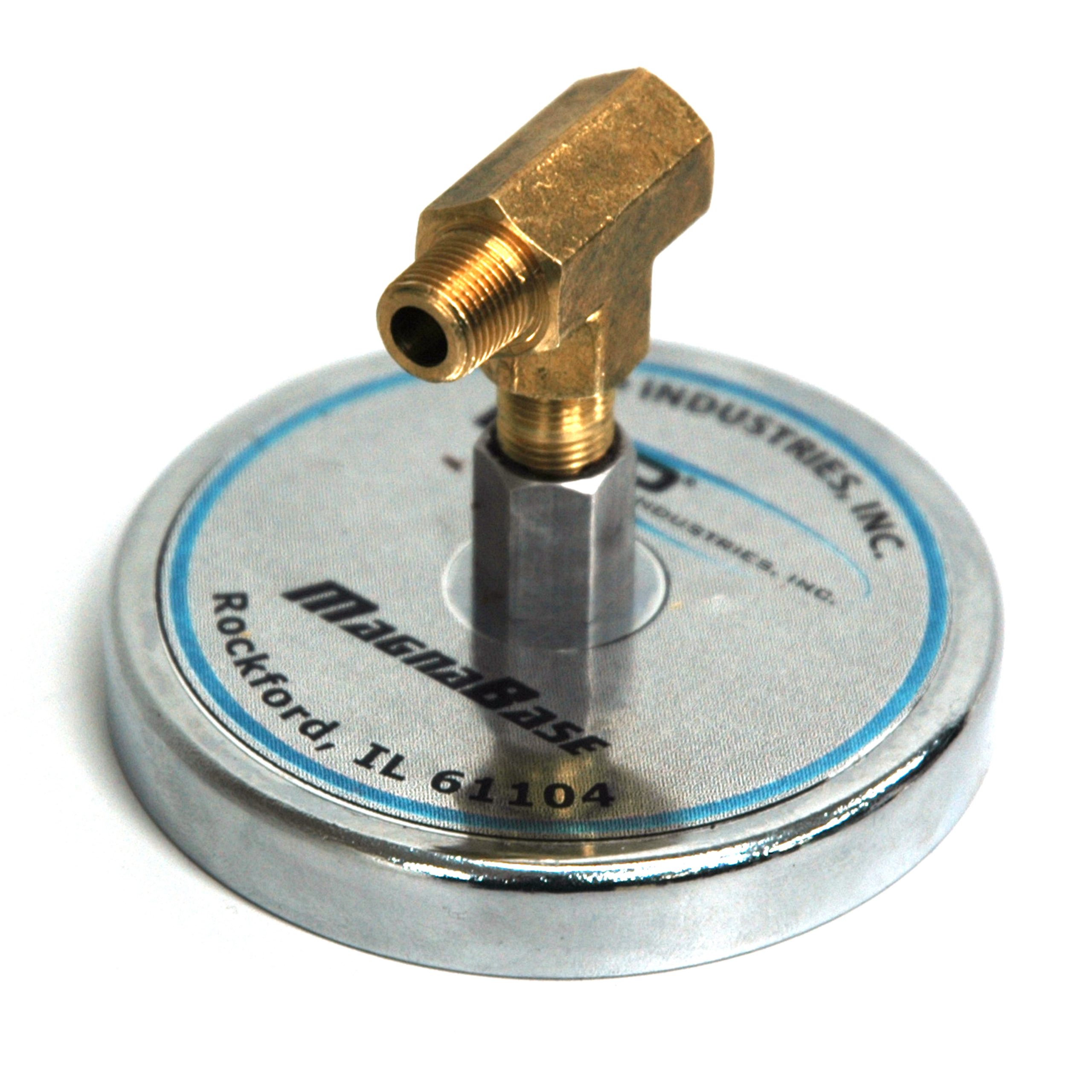 Air Differential Blowoff/Air Actuator System Magnetic Mounting Base with Tee Adapter - Image 2