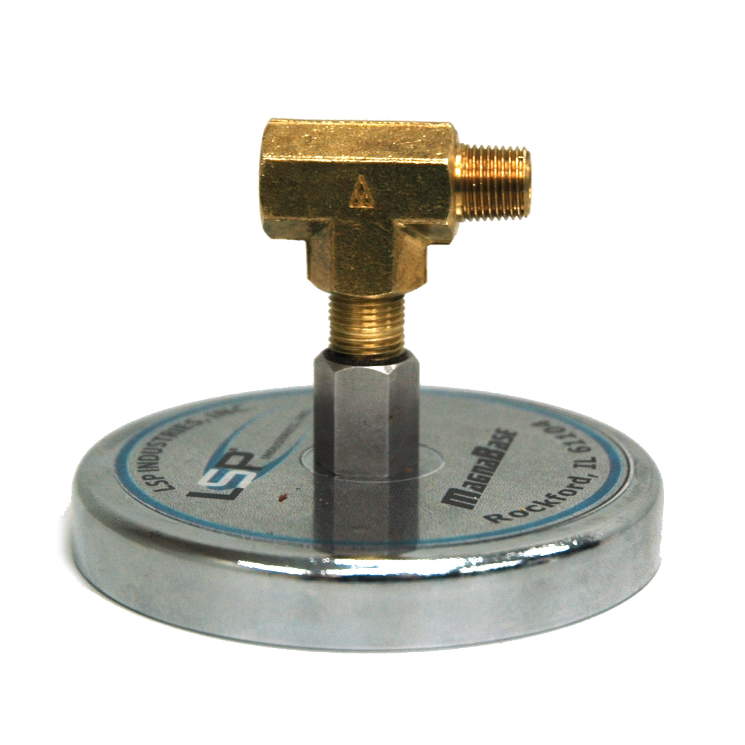 Air Differential Blowoff/Air Actuator System Magnetic Mounting Base with Tee Adapter - Image 3