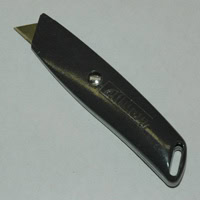 Utility Knife, Fixed Blade, 6-1/4" Long