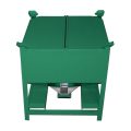 Hopper Cover Option, Two-Piece With Hinge