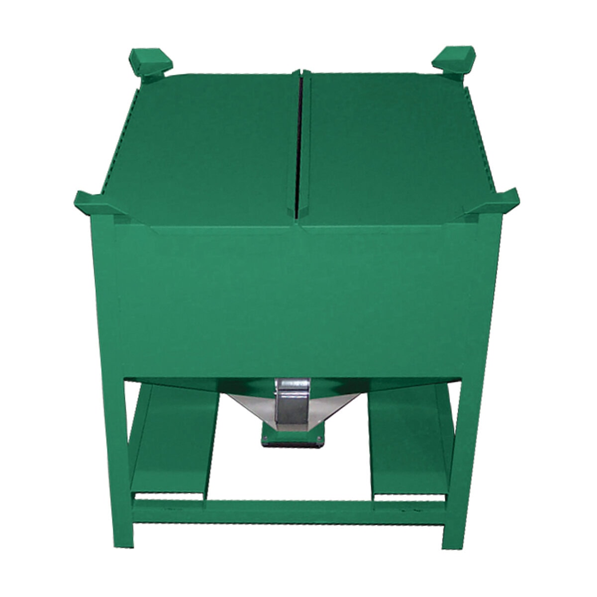 Hopper Cover Option, Two-Piece With Hinge - Image 1
