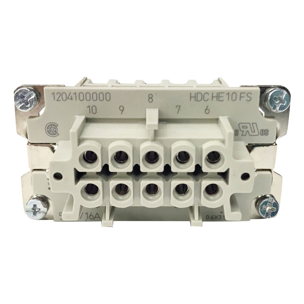 Plastic Female Insert withSocket Contacts