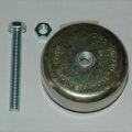 Machine Leveling Mounting Pad, 3-1/8″ Diameter 1-1/2″ High. Includes 3/8″-16 x 3″ Bolt.