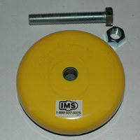 Machine Leveling Mounting Pad, 6-1/4" Diameter 1-5/8" High. Includes 3/4-10 x 5" Bolt.