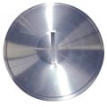 Lid, for 24″ Diameter Hopper, w Handle & Flange
