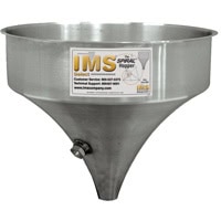 Spiral Hopper, 24" Diameter, 304 Stainless Steel without Flange.