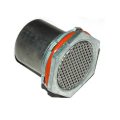 Exhaust Pipe, 2″ OD, with Bulkhead Connector, O-Ring and Nut, Stainless Steel