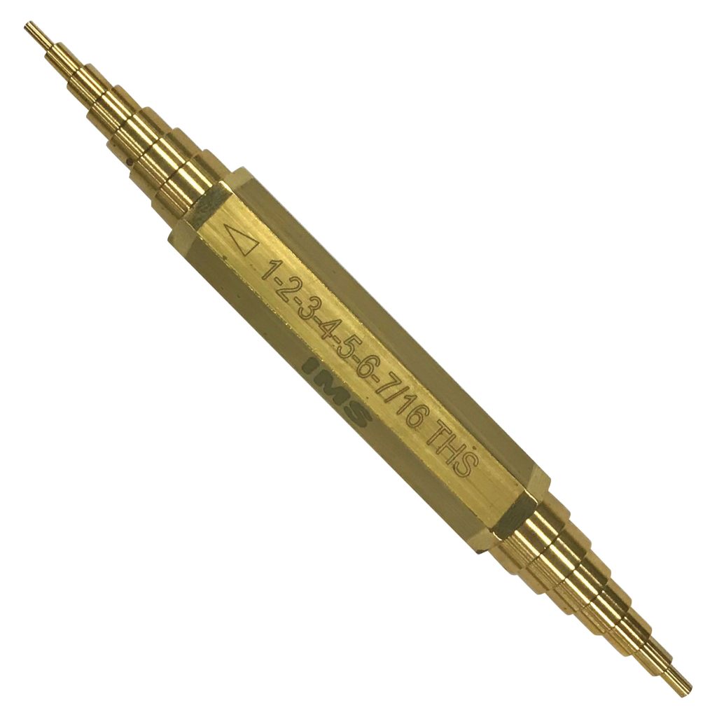 Nozzle Orifice Gauge, 1/16" to 15/32", Brass