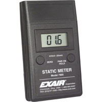 Static Meter, Includes Battery and Carrying Case.