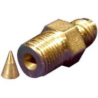 Gas Assist Check Valve, Stainless Steel Cone Style with Fittings, 1/8" NPT Thread