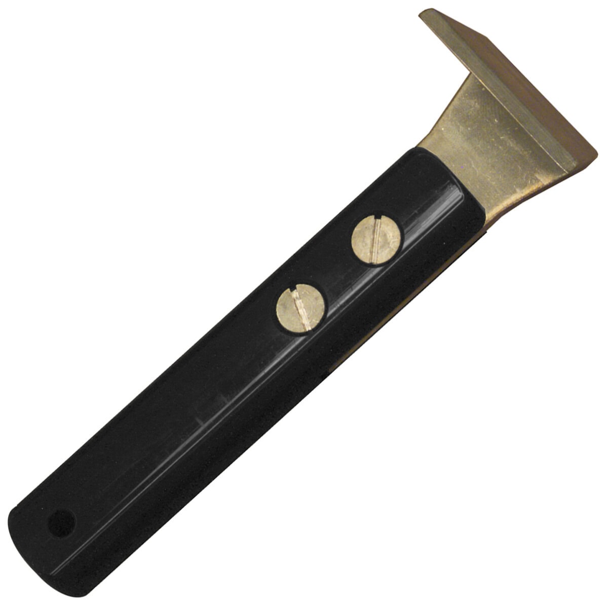 Bent, Wide Brass Scraper, 2" Wide, 6" Long - Image 1
