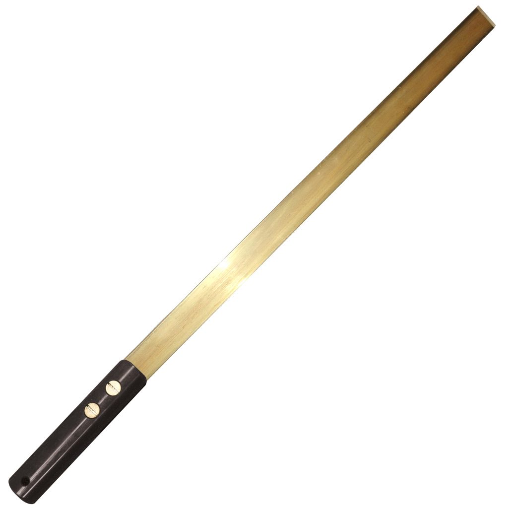 Flat Brass Scraper, 1" Wide, 21" Long
